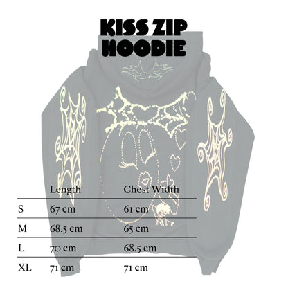 💋💋 KISS ZIP H00DIE 💋💋